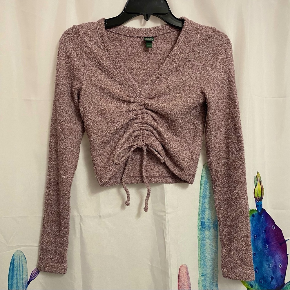 Wild Fable Scrunched Crop Long Sleeve